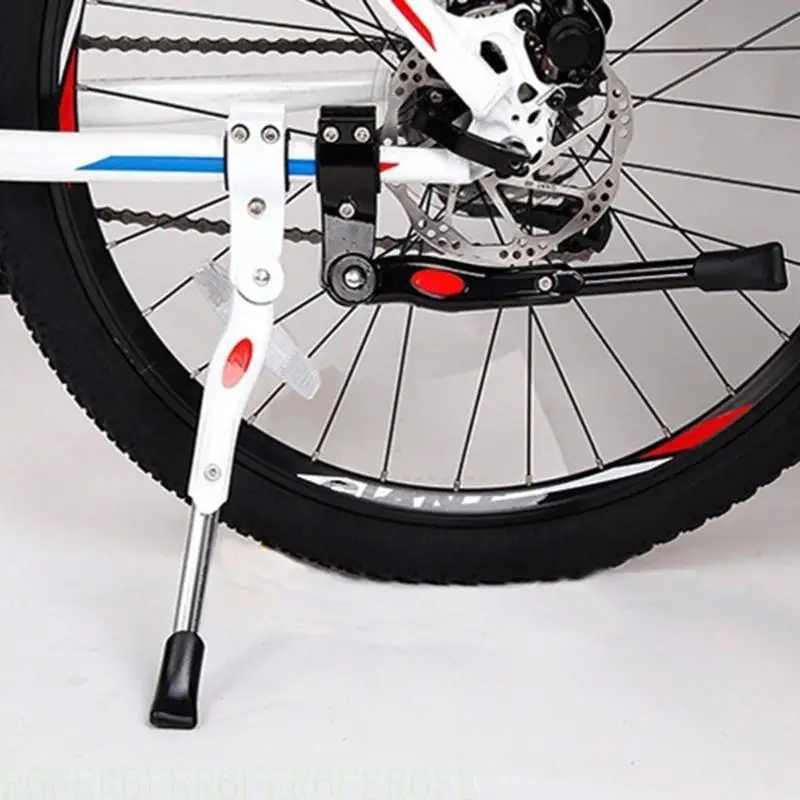 

652F Bicycles Kickstand Bike Rear Side Stand Kickstand Side Stand with Antislip Feet for 26/27/29inch Mountain Road Bicycles