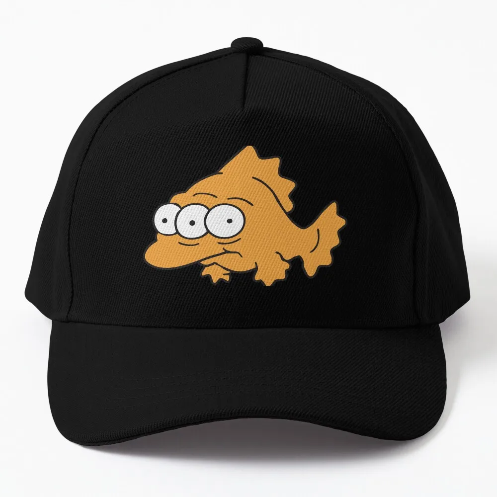 blinky funny cartoon 3 eyed fish Baseball Cap fishing hat Sun Cap Hat Women Men's