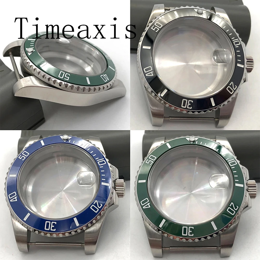 

Корпус Timeaxis из нержавеющей стали 40 мм, сапфировое стекло, подходит для механизмов NH35/NH36, Miyota8205/8215/821A, ETA2836, Mingzhu2813/3804.