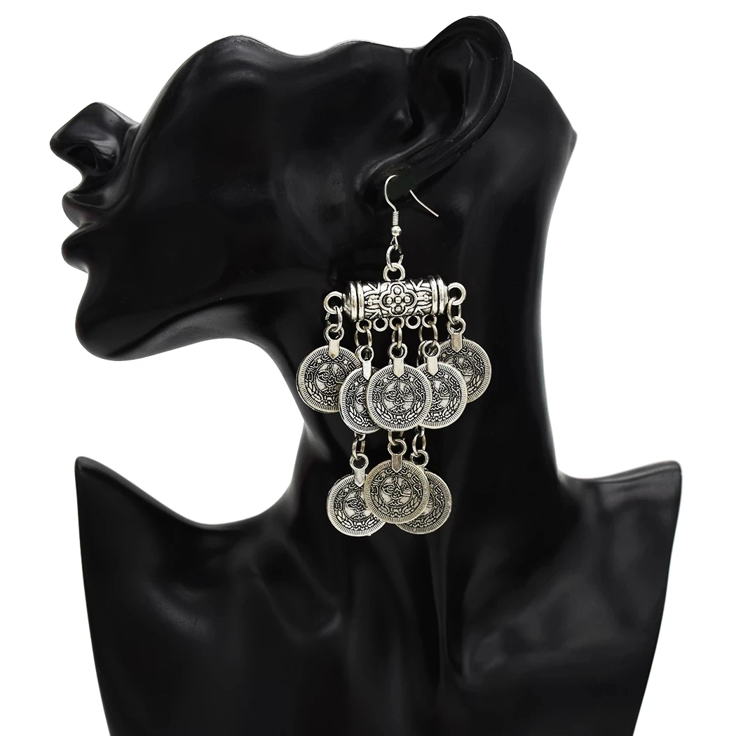 Afghan Bohemian Choker Necklace Earrings Set