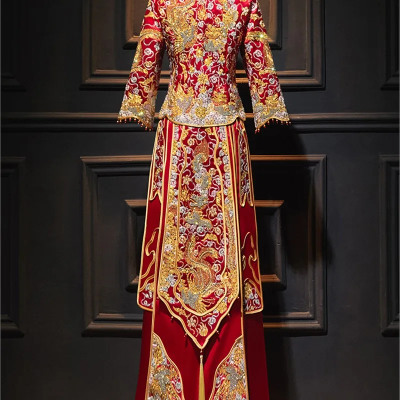 New Chinese-style bridal gowns wedding dresses and