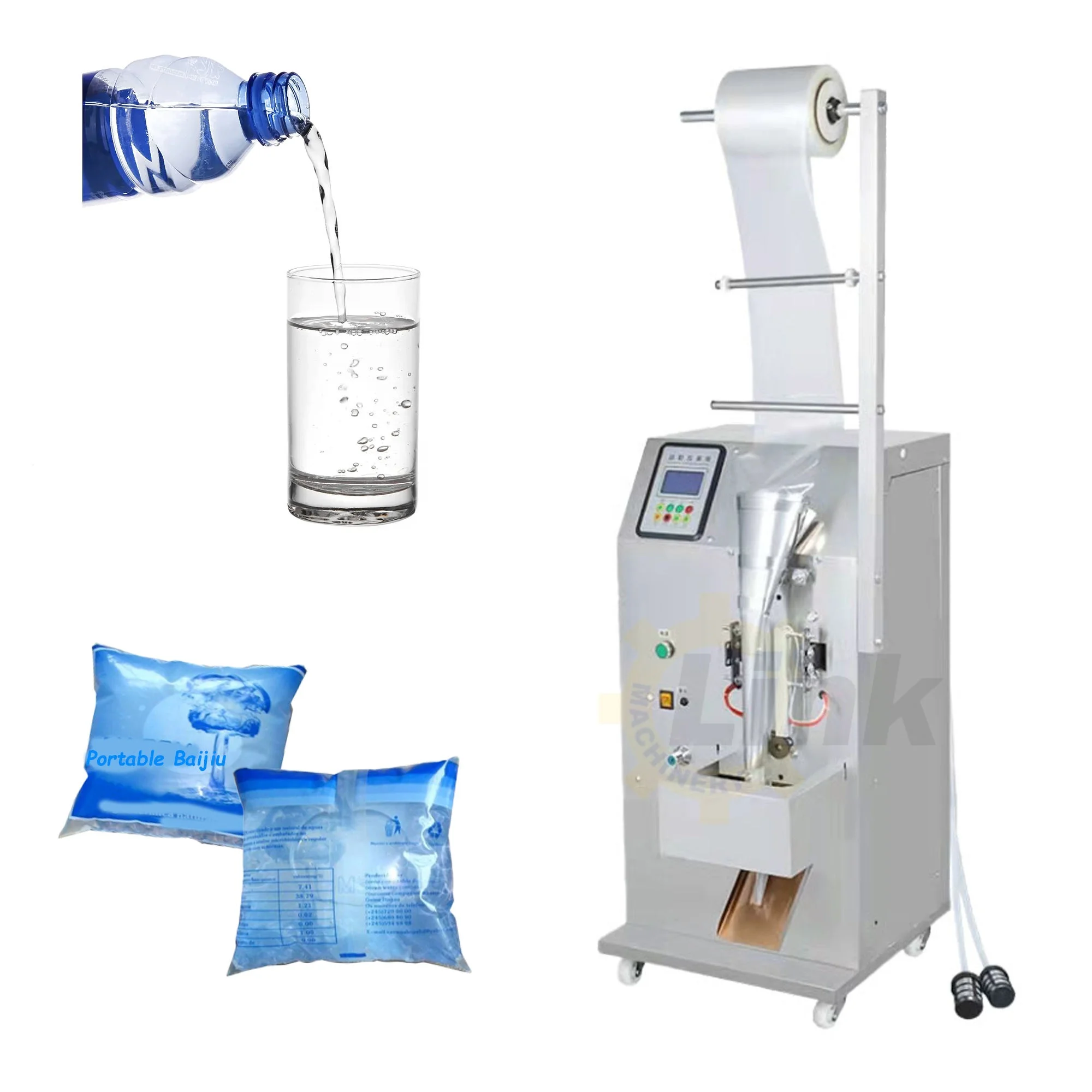 MIDE sachet water bagging machine,water bag filling machines,sachet water bag printing machine