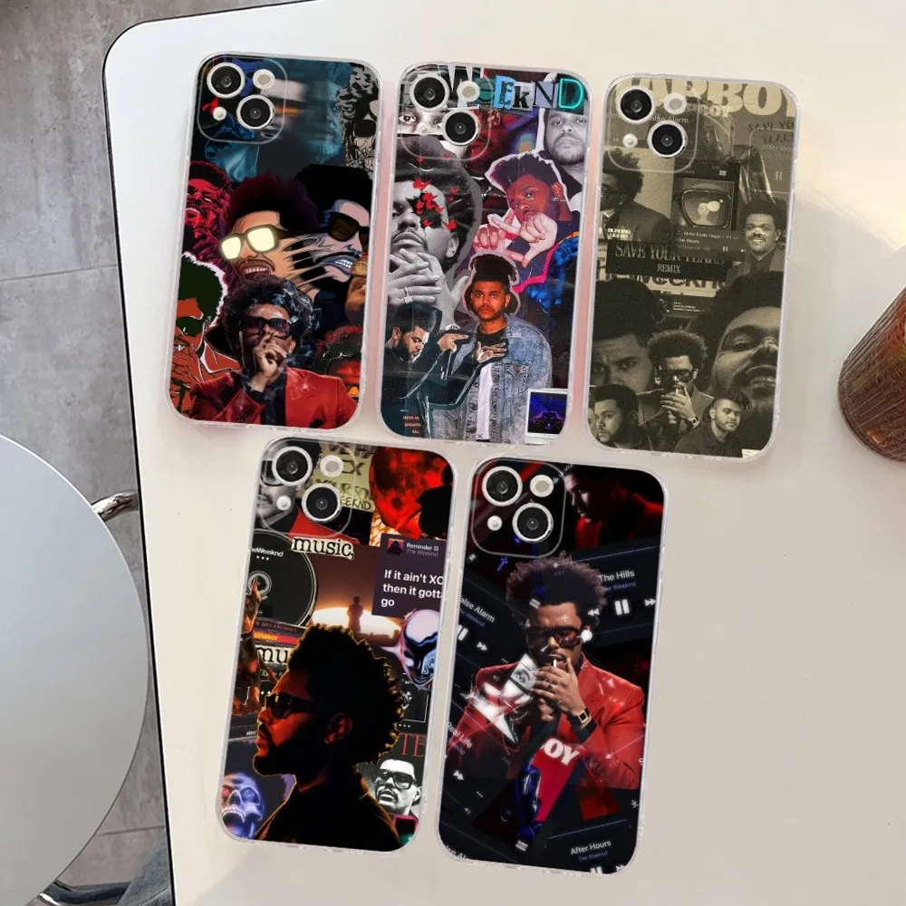 Singer T-The W-WeekndS Phone Case Silicone Soft for iphone 15 14 13 12 11 Pro Mini XS MAX 8 7 6 Plus X XS XR Cover