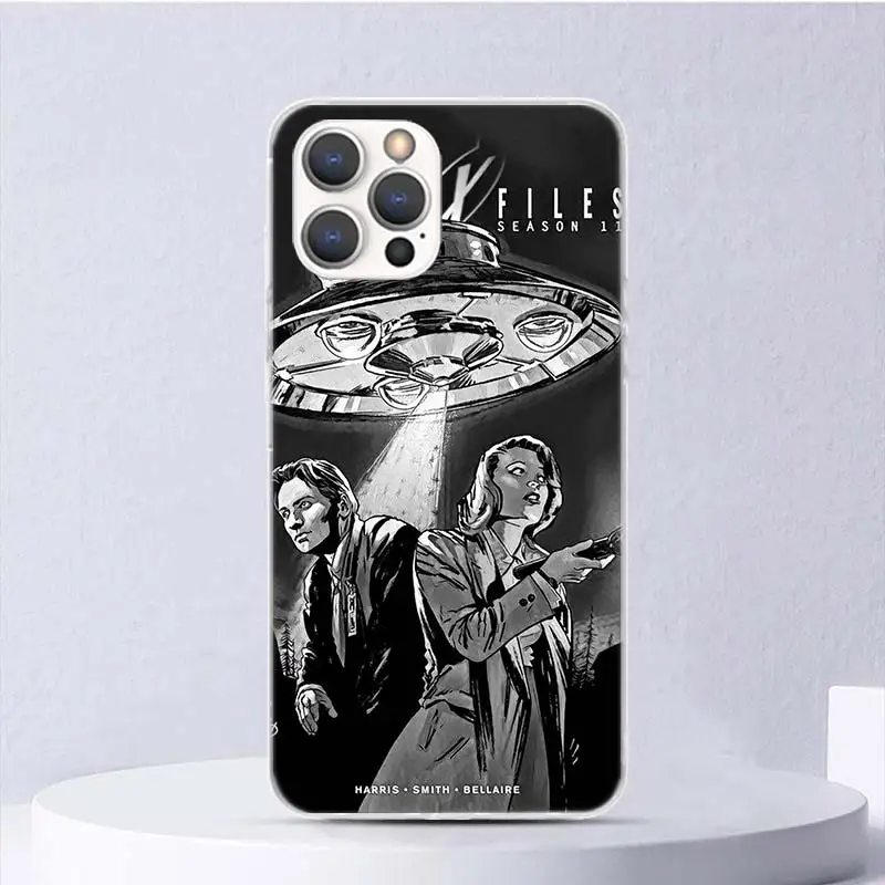 The X Files I Want to Believe Soft Case For iPhone 16 15 Plus 11 12 13 Mini 14 Pro Max Apple Phone Cover X XS XR SE 7 8 SE Coque