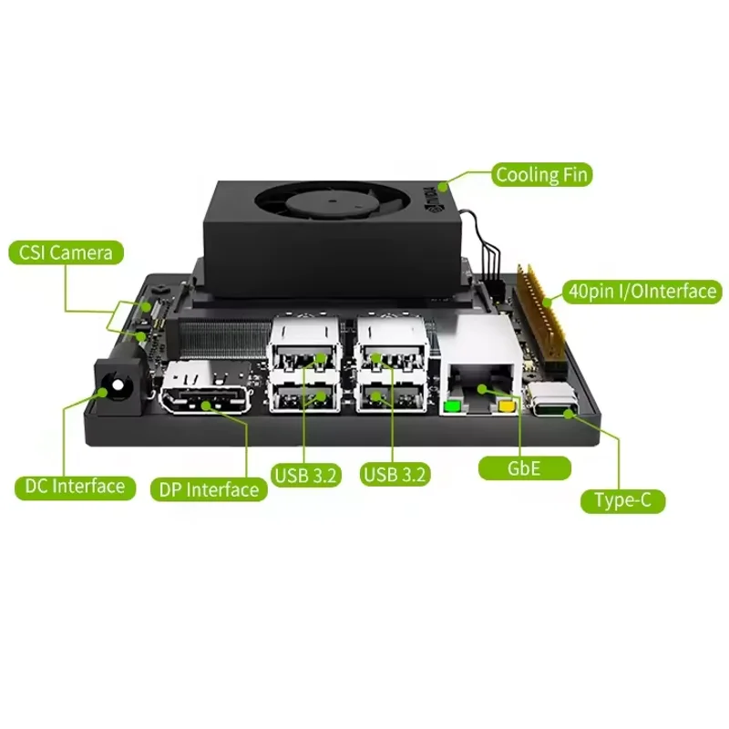 8GB Memory NVIDIA Jetson Orin Nano Super Module Brand New 67TOPS Computing Embedded AI Electronic Development Kit view 4