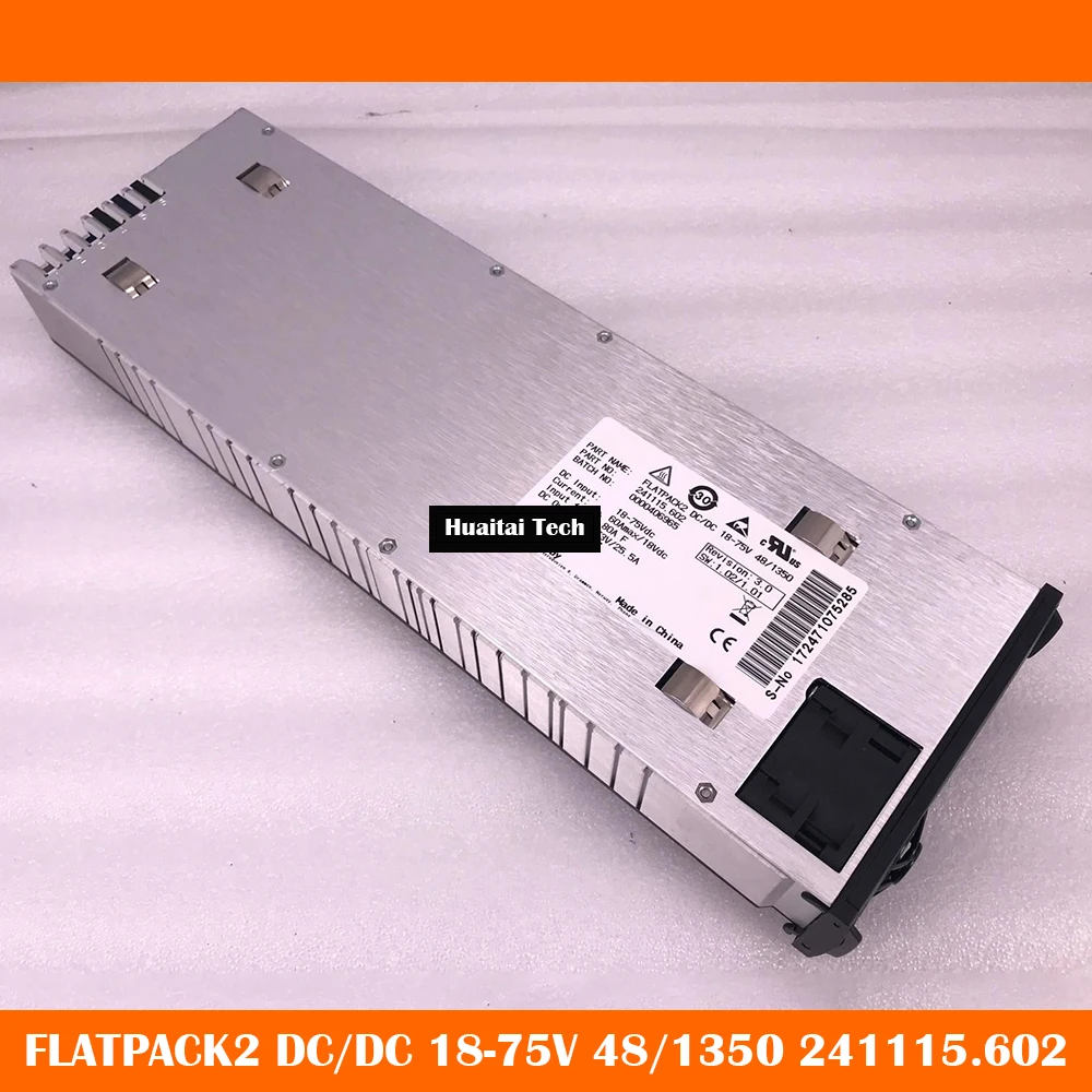 

FLATPACK2 DC/DC 18-75V 48/1350 241115.602 Output 53v/25.5A 1350W For Eltek DC Stabilized Voltage Power Supply Module Work Fine