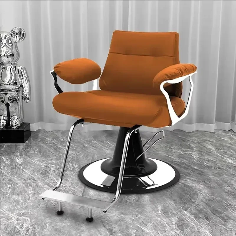 كرسي حلاق فاخر مريح جمالي عصري كرسي صالون مريح إسكندنافي تصميم مصمم أثاث صالون سيلا بارا باربيريا