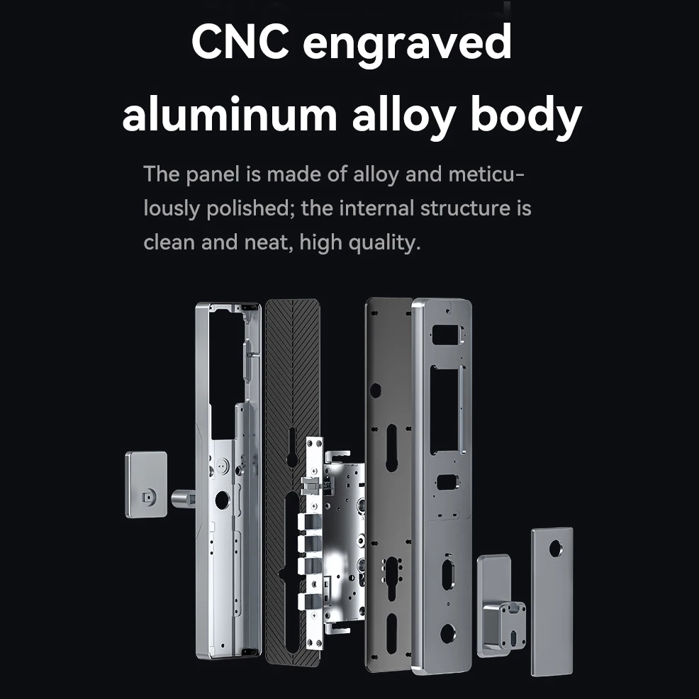 TYSH Tuya Smart APP Control Video Surveillance Smart Lock 3D Face Recognition Camera Fingerprint Password Smart Door Locks