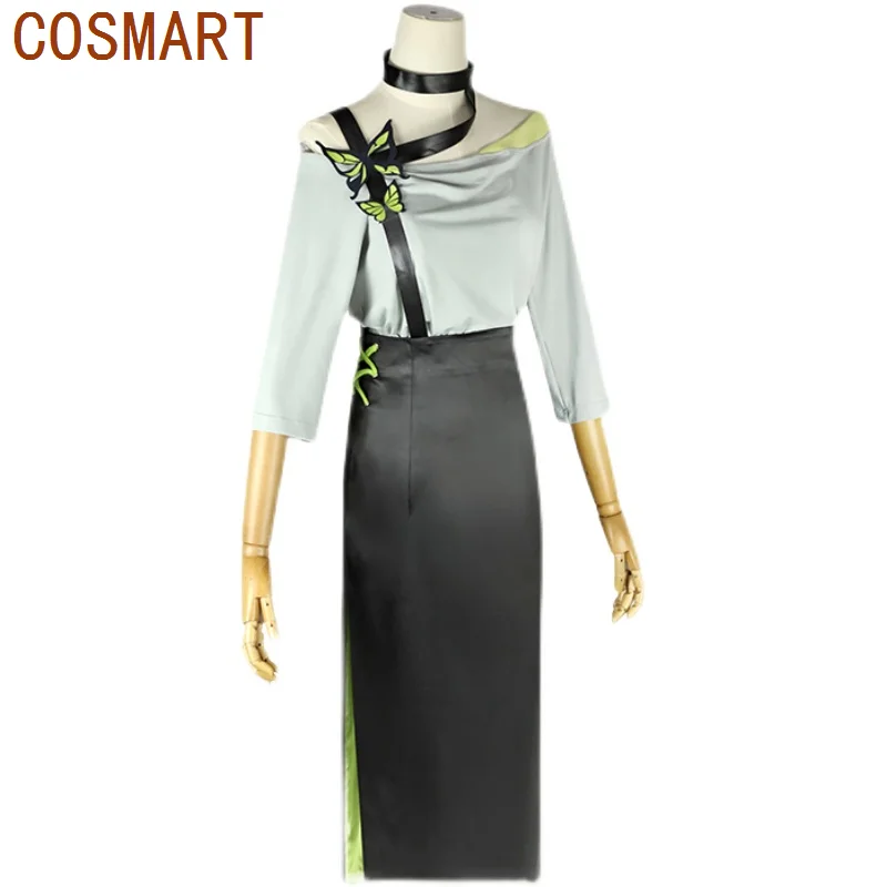 COSMART Path To Nowhere Cos Lisa Ladies Take It Regularly Leisure And Art Fan Dress Cosplay Costume Cos Game Anime Party Uniform