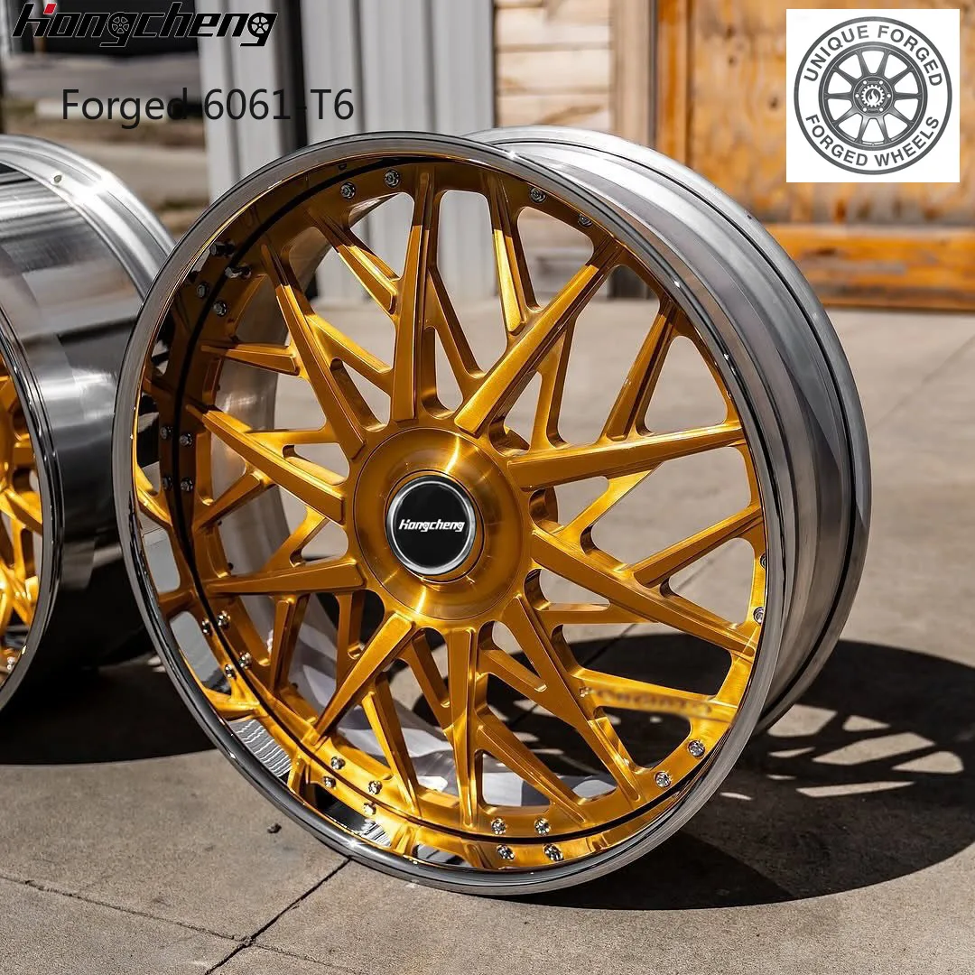 

New model of 26 Custom 6061 T6 18-26 Inch Aluminium Alloy Forged Wheels Two Piece Rims for for