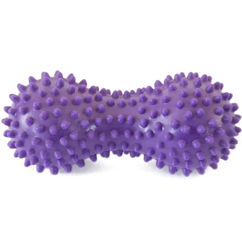 Peanut PVC Yoga Supplies with Thorns Workout Massage Ball Trigger Point Inflated Air Muscle Massager Foot Massage Hedgehog Ball