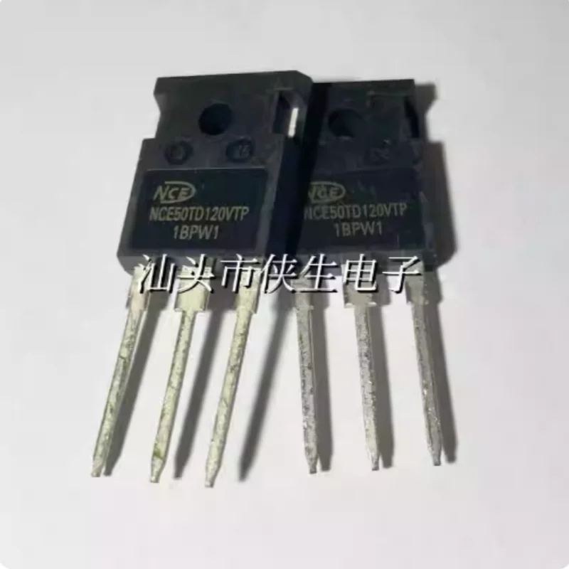 10Pcs New and Original NCE50TD120VTP NCE50TD120VT TO-247 50A 1200V Fast IGBT Transistor