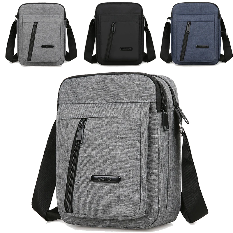 

Мужская спортивная холщовая сумка через плечо — универсальная, регулируемая, подходит для деловой и повседневной носки, идеально подходит для путешествий.