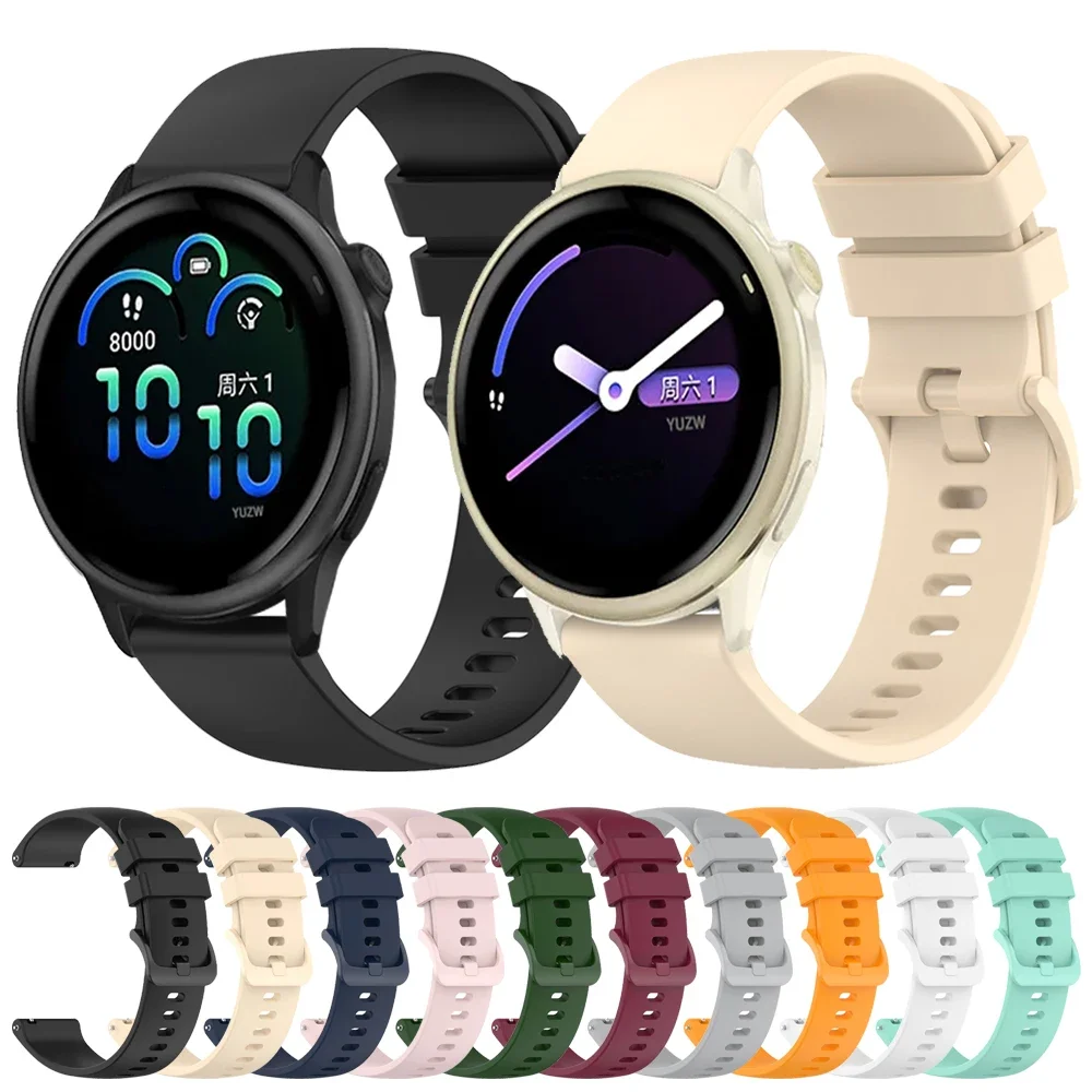 

Straps For Garmin Vivoactive 6 5 Sports Silicone 20mm 22mm Replacement Watch Band For Forerunner 570 265 255 Venu 3 Sq Bracelets