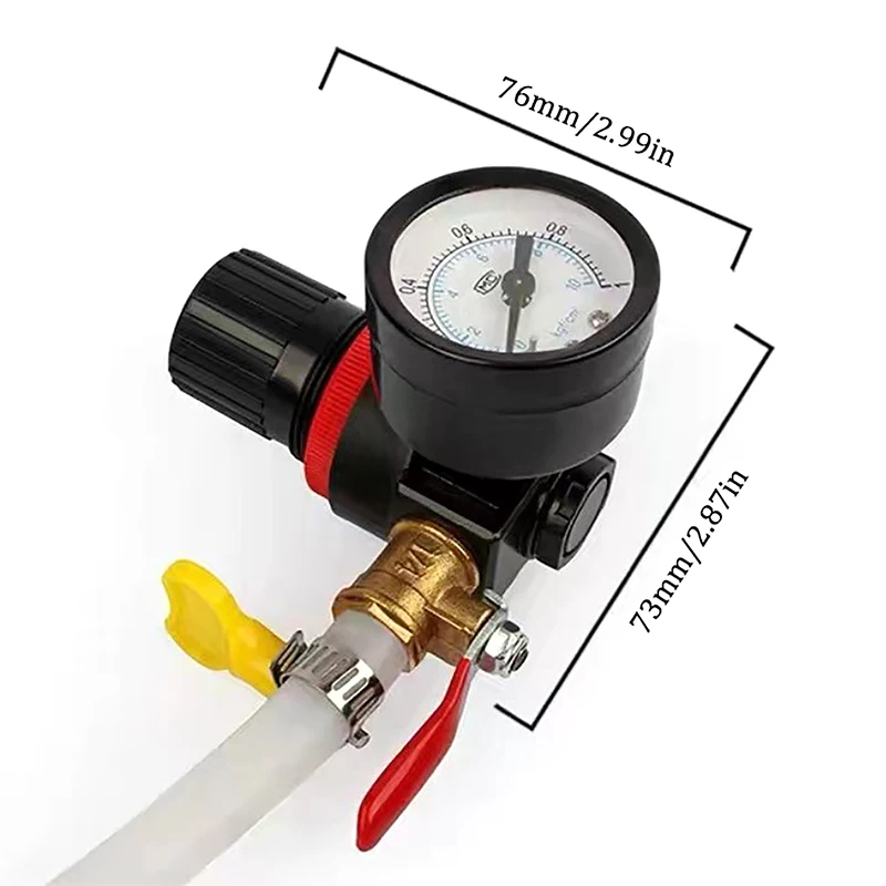 Auto Coolant Water Tank Leakage Detector Universal Pressure Tester Gauge Car Cooling System Tester Radiator Durable