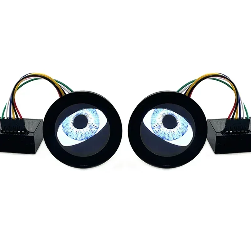 1 par nuevo tipo 12V LED rojo/verde/azul hielo 4 modelo ojos del diablo luz faro de coche luz de ósfera especial Kit de Control WiFi Acc