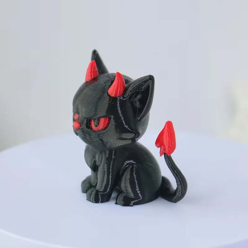 Eine dekorative Statue eines Dämons, ideal als Geschenk für die Dekoration zu Hause oder im Büro sowie für Halloween und Ostern. – Detail 3