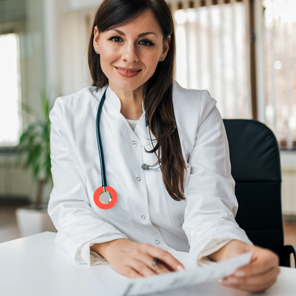 

12pcs Cover Covers Silicone Stethoscope Covers Silicone Replacement Diaphragm Doctor Parts Headgear Protective Case Cap