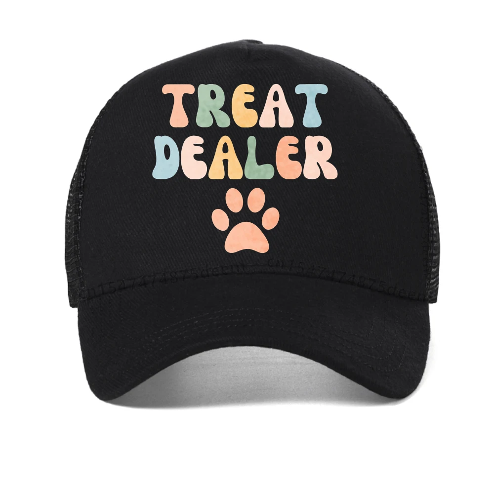 

Size Funny Treat Dealer baseball cap fashion Unisex Breathable sun Snapback hat outdoor casual adjustable mesh Trucker hats