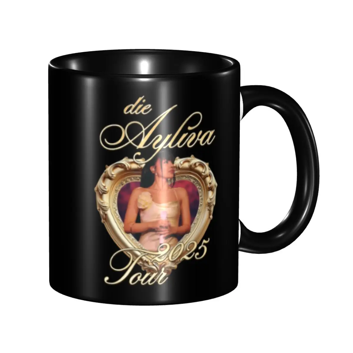 

Personalized Germany Ayliva Singer And Musician Coffee Mugs DIY Ceramic Tea Milk Cup