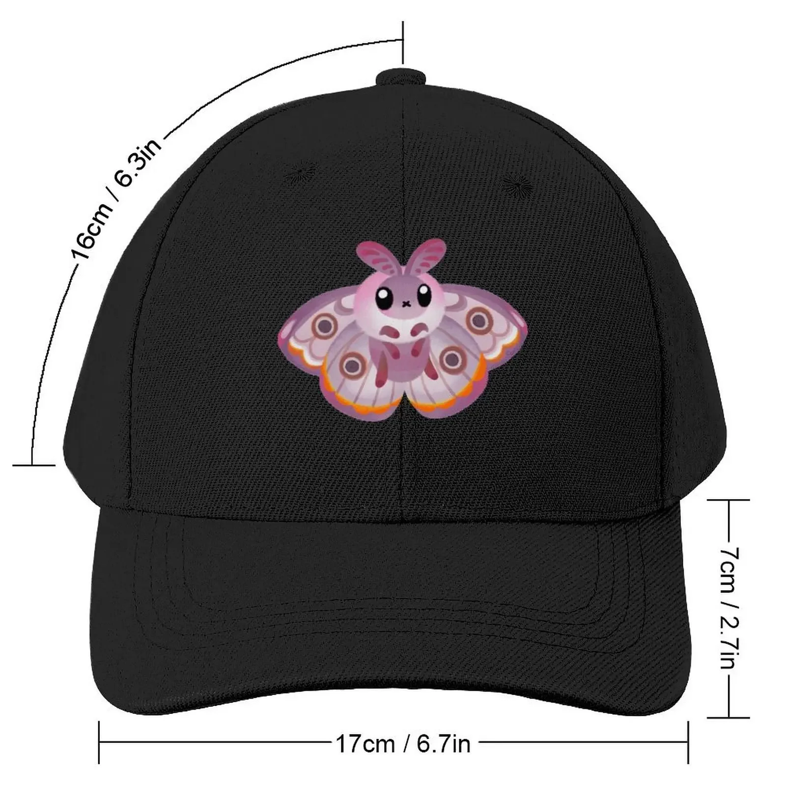 Marbled Emperor Moth Baseball Cap Christmas Hat custom Hat Hats Woman Men's