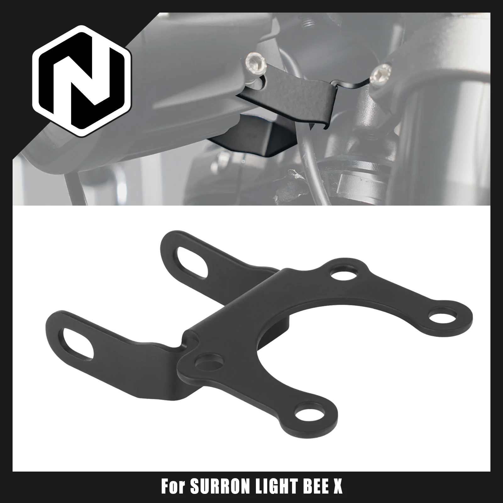

NICECNC For Surron Light Bee X Headlight Mount Bracket Holder For Sur-Ron Light Bee S L1E Segway X160 X260 Electric Dirt Bike