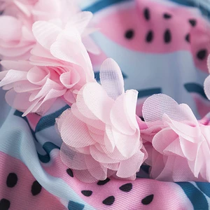 Baby Girls Bathroom Summer Bikini Set Sun Protection Children Cute Floral Child Learn Swimming Sweets of a Sun Beach Piece 8 Main Sales Children's Bikini Girl - №5