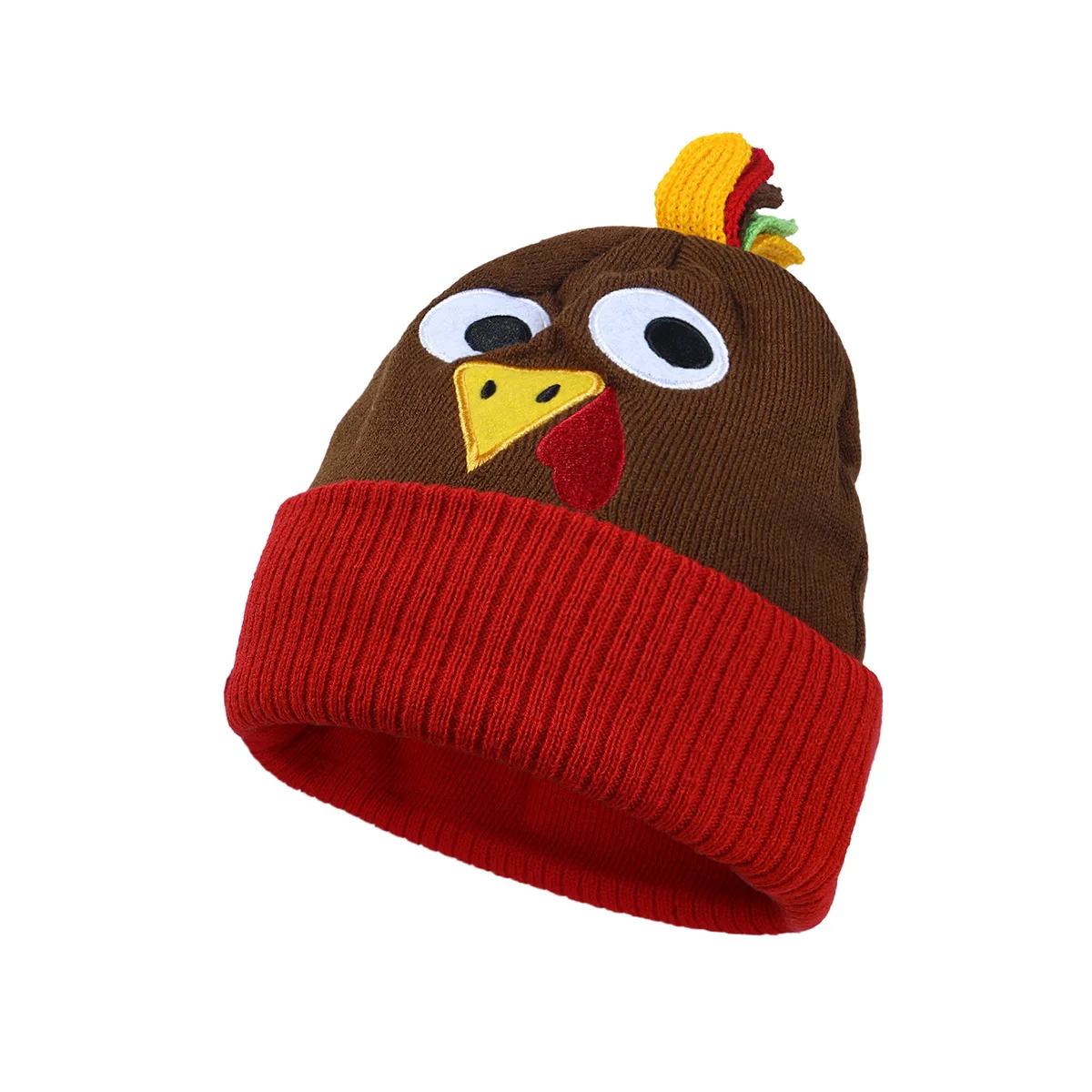3 stks Thanksgiving Turkije Kostuum Set Turkije Trot Kostuums Accessoires Met Sokken Hoeden Bril Meisje Vrouwen Mannen Halloween Cosplay