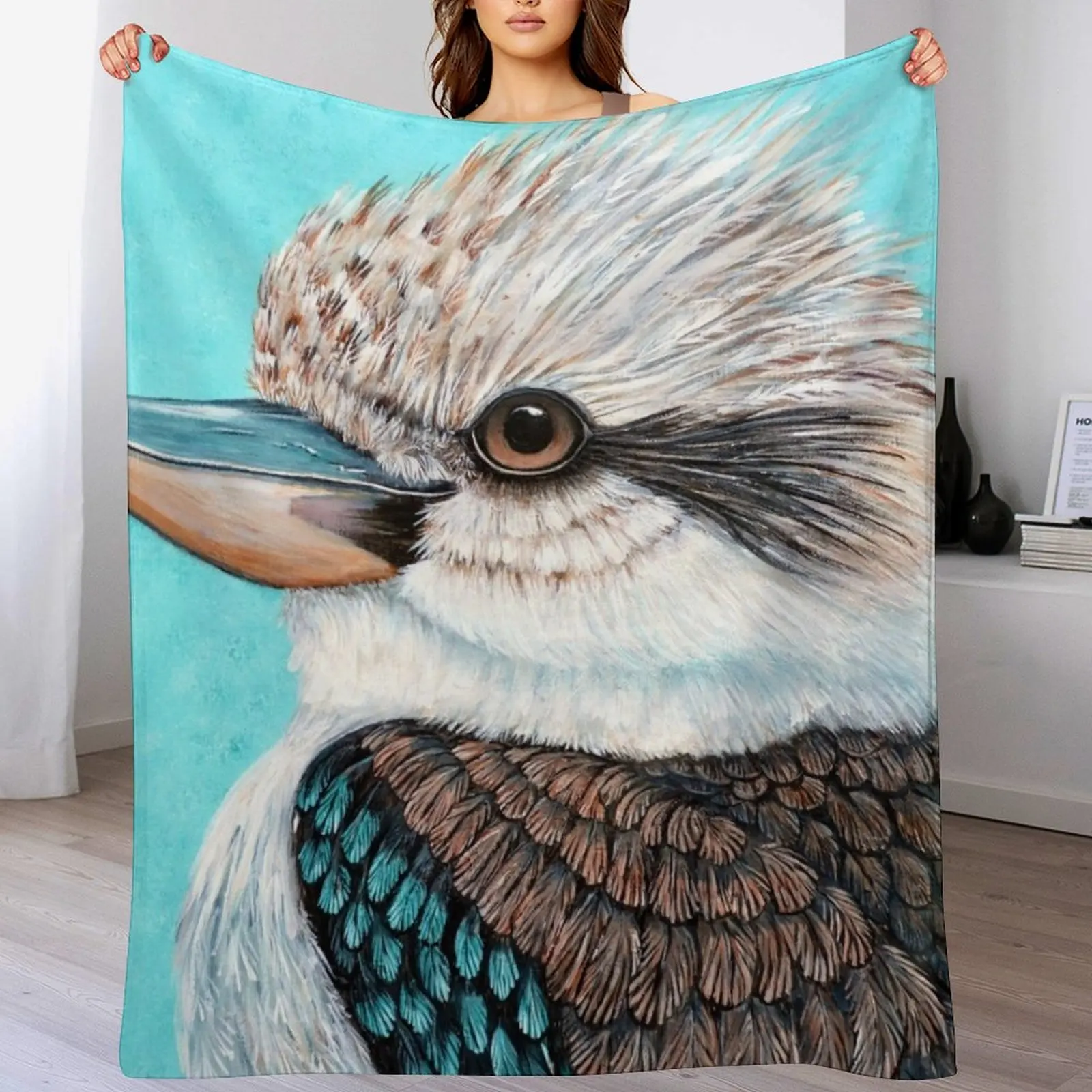 Kookaburra Throw Blanket Summer Weighted Luxury Thicken Blankets