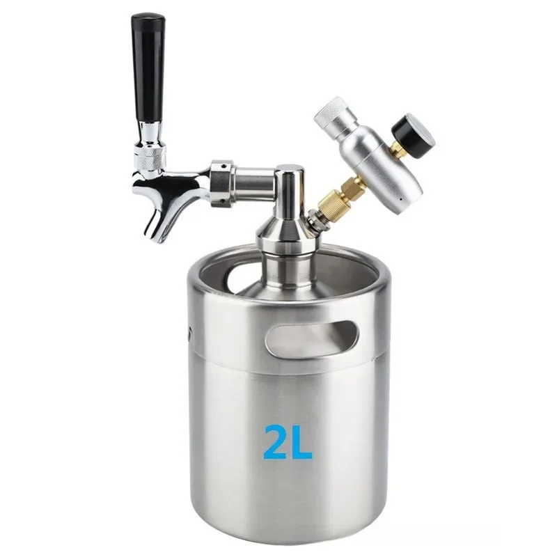 Mini Stainless Steel Wine Barrel Coffee Barrel Automatic Beer Beer Container Stainless Steel Wine Spear Wine Divider No. 2