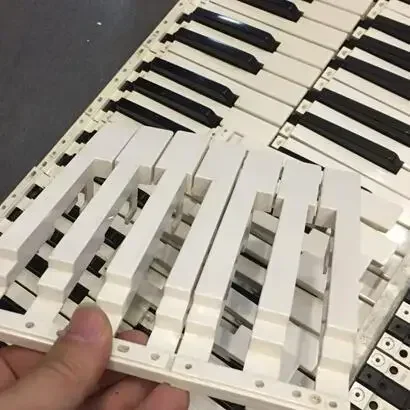 Keyboard Repair Part Replacement White Keys for Casio CTK-330 CTK