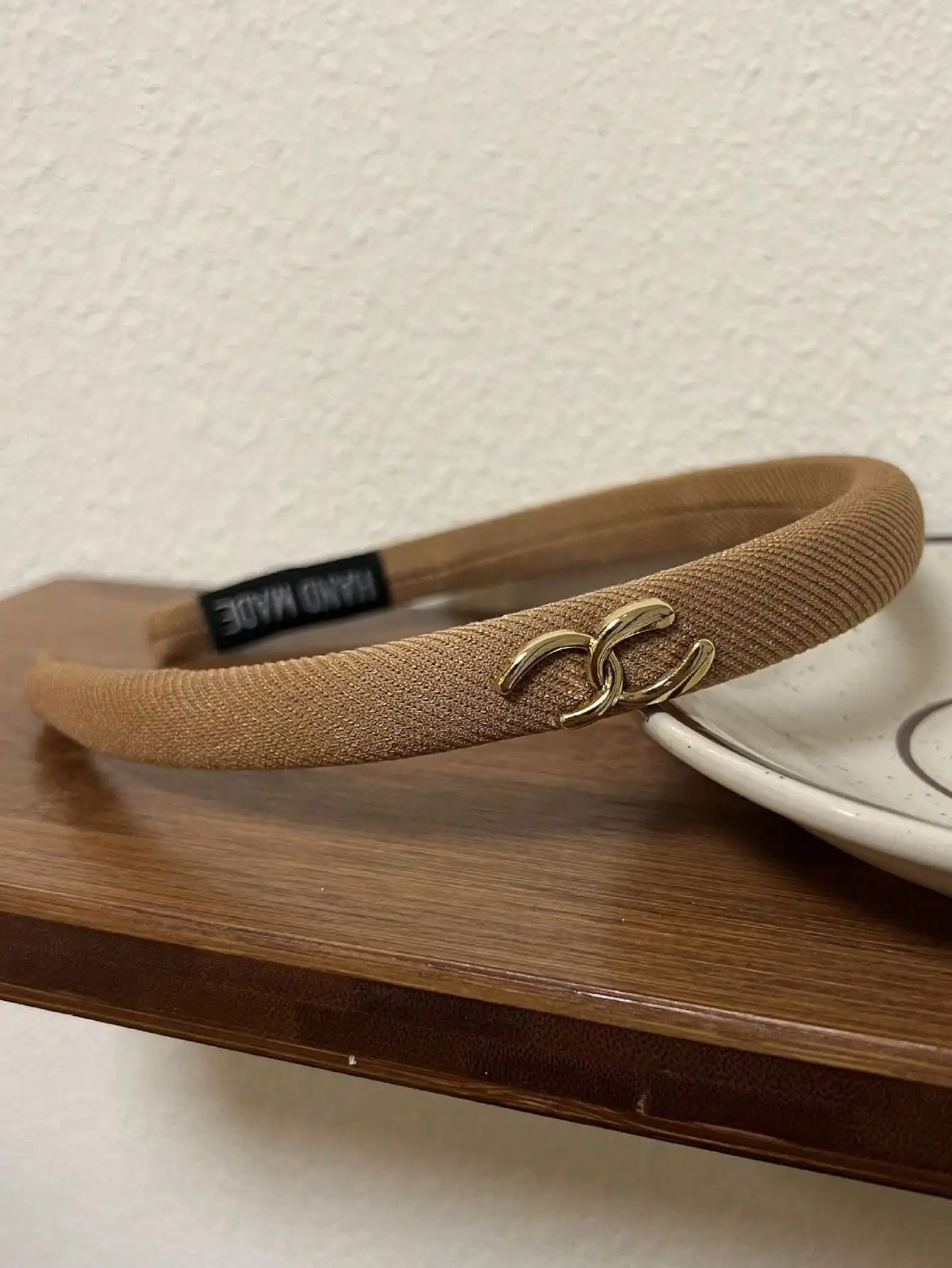 

Korean Style Minimalist Retro Bowknot Headband Sponge Crown Elegant Non-Woven Hair Accessory