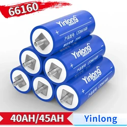 2.3V 45Ah Battery Original Yinlong LTO 66160 10C DIY 12V 4s Low Temperature Resistant Lithium Titanate Batteries Duty-free