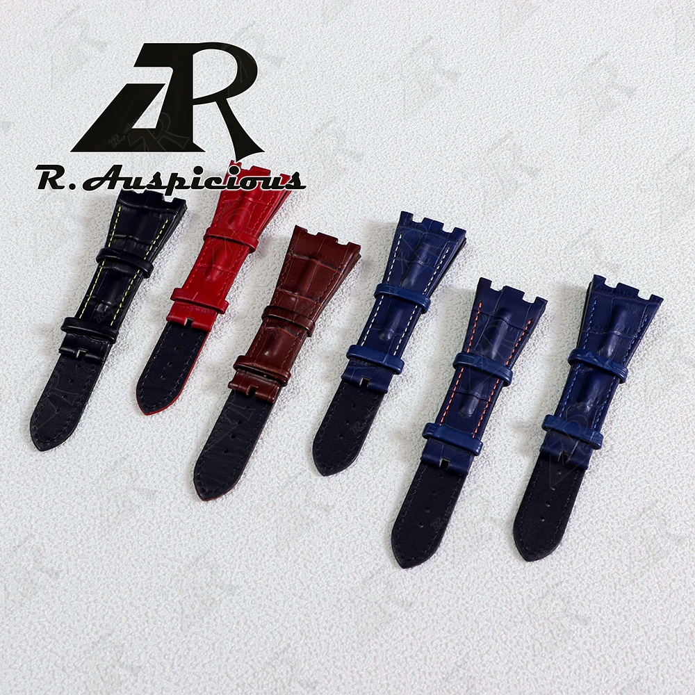 28mm Watch Strap for Audemars Piguet Royal Oak Offshore 15710 15703 26470 Genuine Leather cowhide Watchband Watch accessories