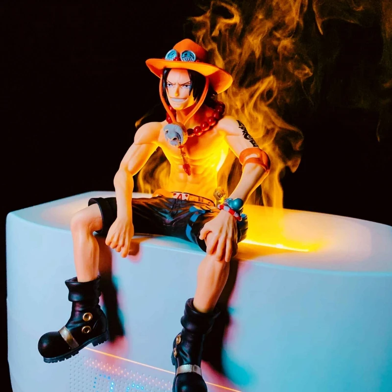

Anime Figurine Model Toy NARUTO One Piece Anime Figre Bluetooth Speaker Humidifier Multifunction Flame Lamp Figure Home Decor