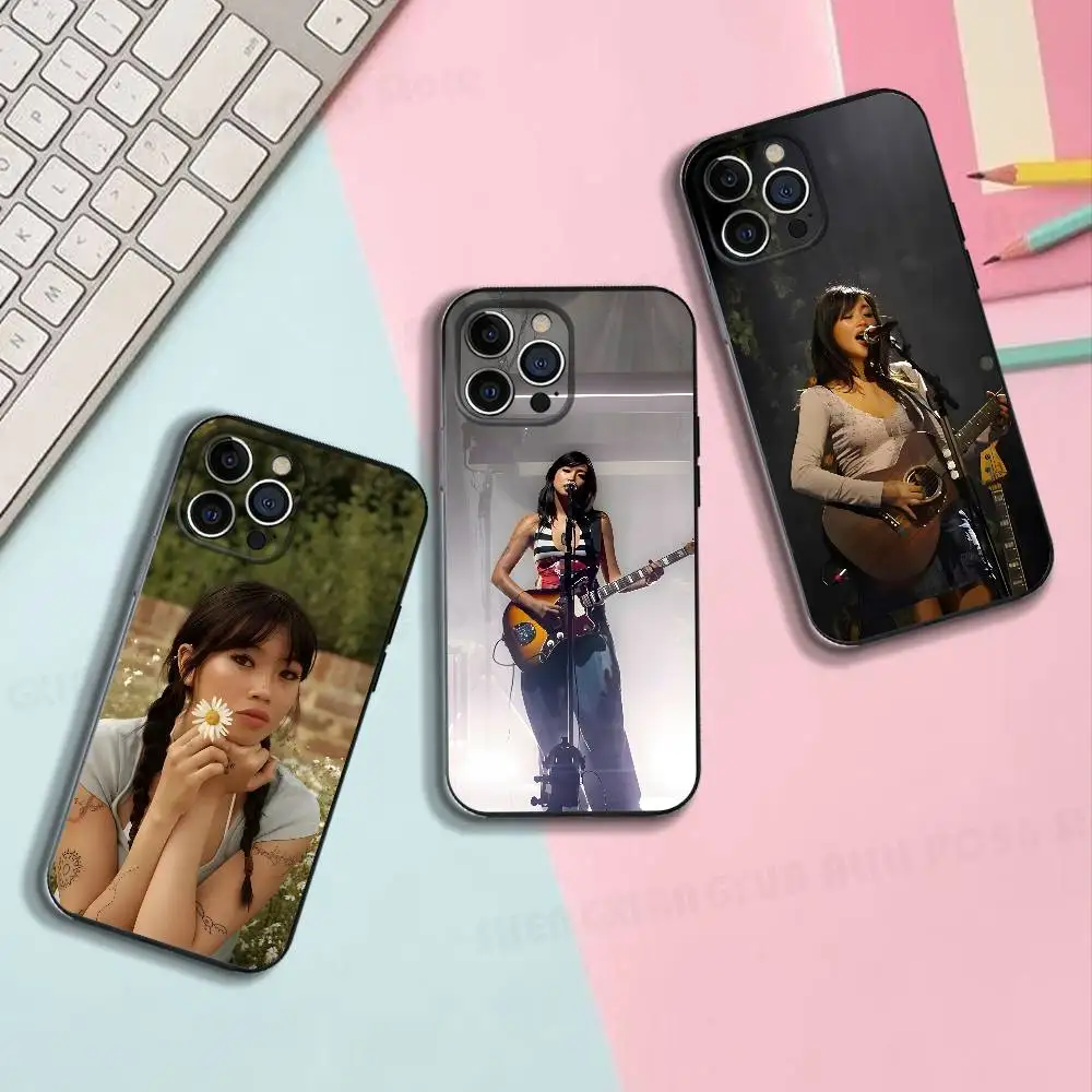 

B-Beabadoobees Singer Silicone Soft Phone Case For IPhone17,16,15,14,13,12,11 Pro Max Plus mini XS XR SE Cover