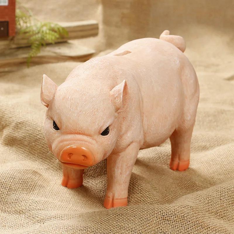 Simulation Pig Piggy Bank Large Home Cute Home Living Room Decoration