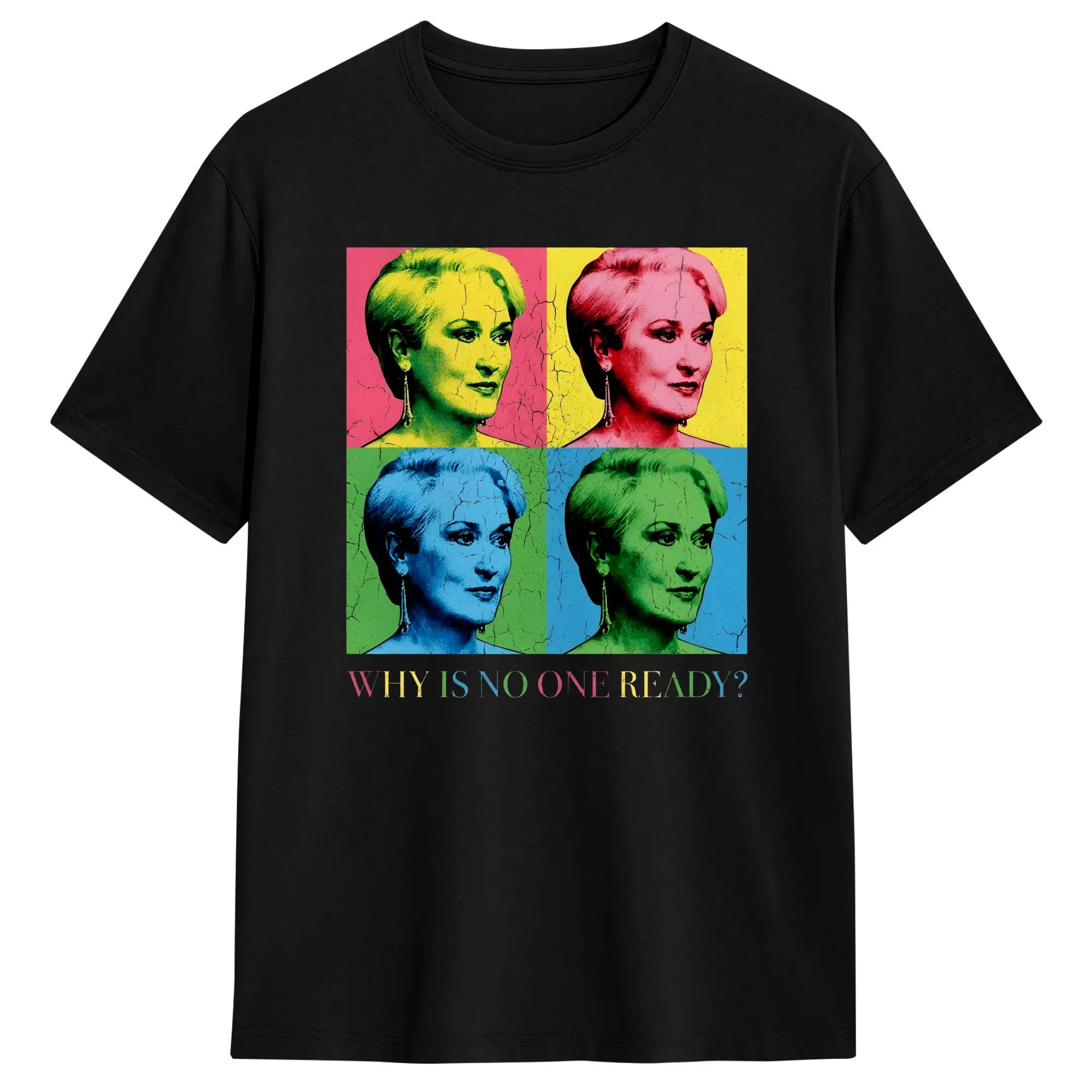 The Devil Wears Pradad Vintage Pop Art Miranda Priestly Movie Quote T Shirt Summer  Cotton T-Shirts For Couple Design Tshirt Top