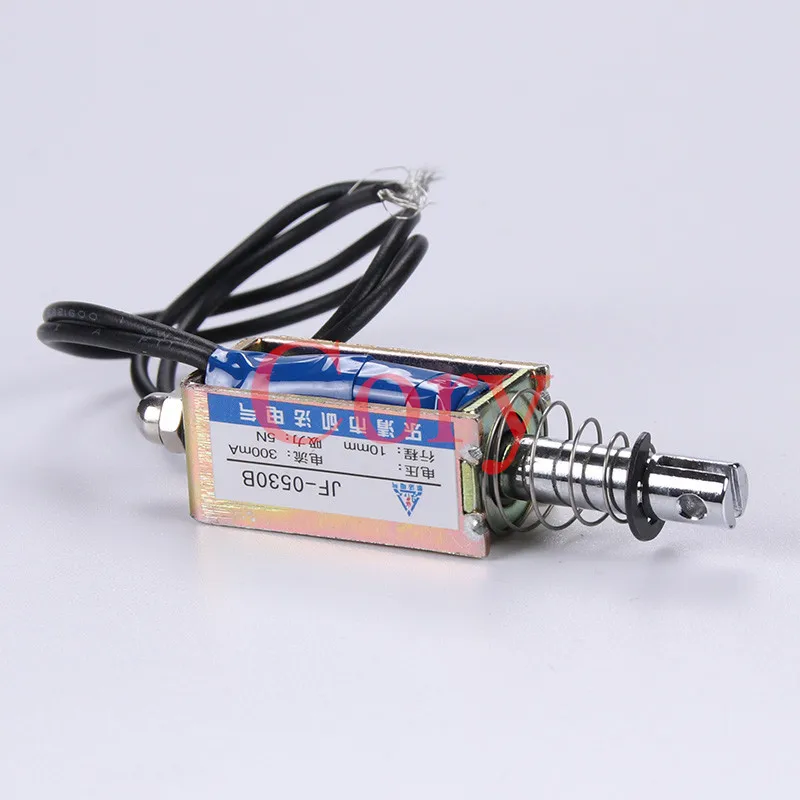 1PCS DC 12/24V 0.3A 5N Pull Push Type Open Frame Solenoid Electromagnet