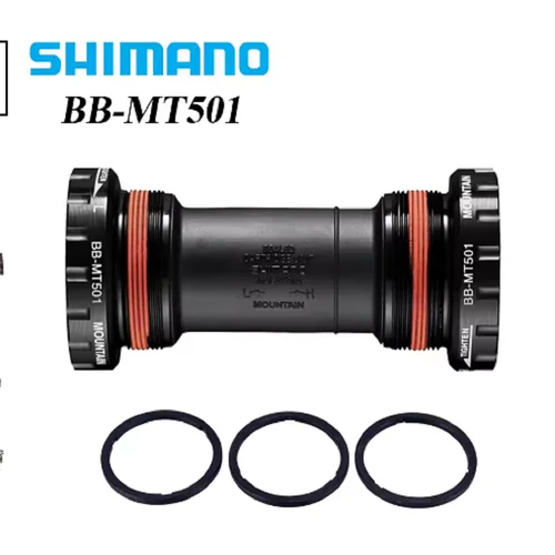 Imagen 2 del producto SHIMANO DEORE BB-MT501 soporte inferior MT501 soporte inferior roscado 68/73mm Shell MTB soporte inferior para bicicleta de montaña