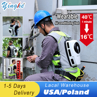 Summer Air-Conditioning Vest Women's Men's Vest Camping Rechargeable Air Conditioning Clothes Cooling Vest For Climbing Fishing