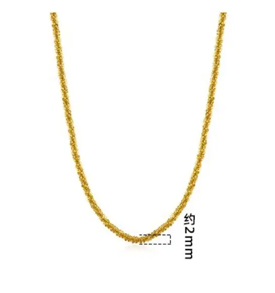 925 Sterling Silver Shinny Choker Necklace 2021 New Trend Italian Jewelry Sparkling Clavicle Chain Plain Short Fashion Chain