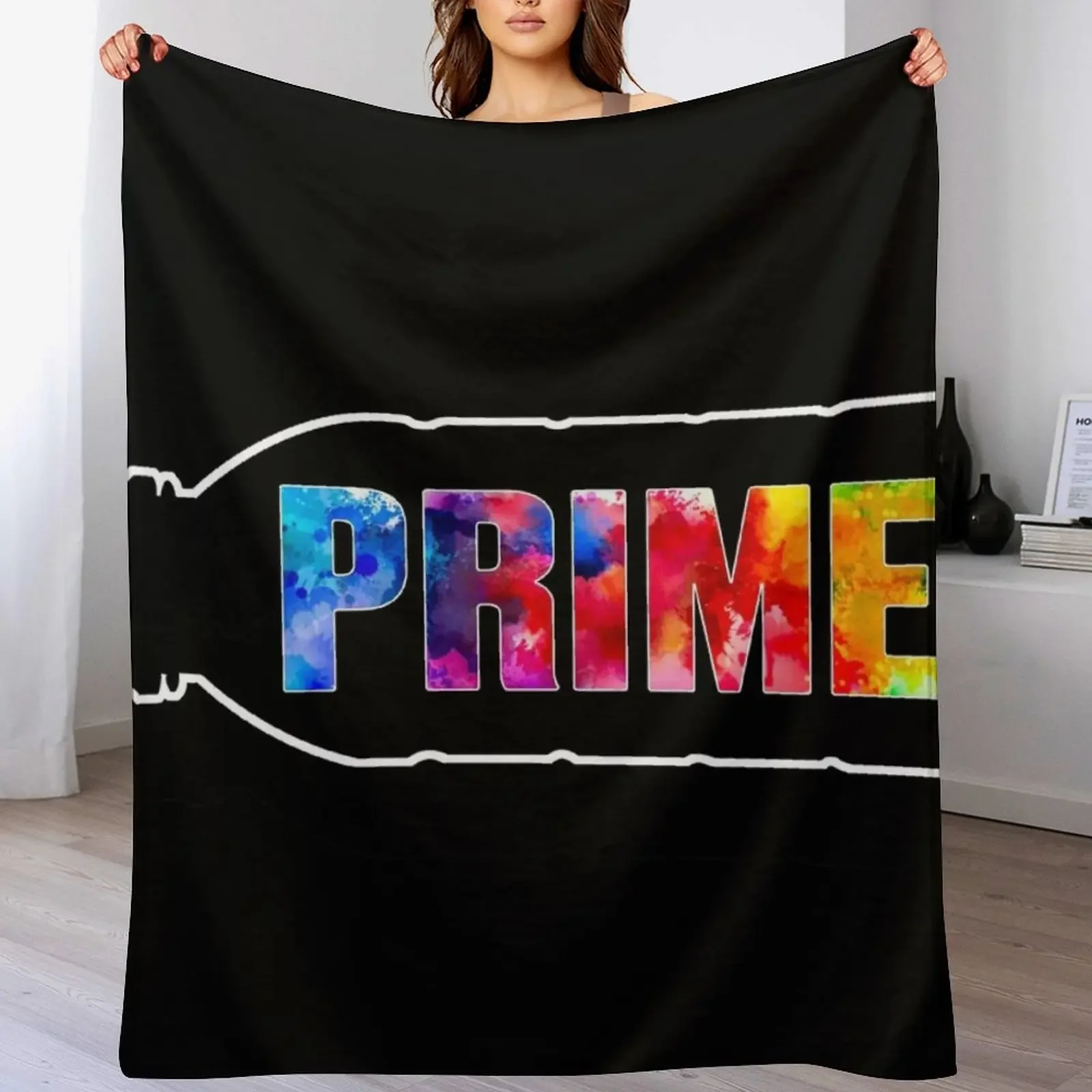 

Prime Sports Drink Throw Blanket Soft Warm Blanket Gift for Men Women Adults