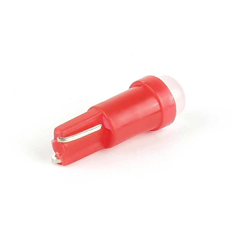 Bombilla LED para coche T5 luces LED W1.2W W3W coche Cob cuña lateral automática tablero indicador lámpara de instrumento bombilla 4014 luces LED