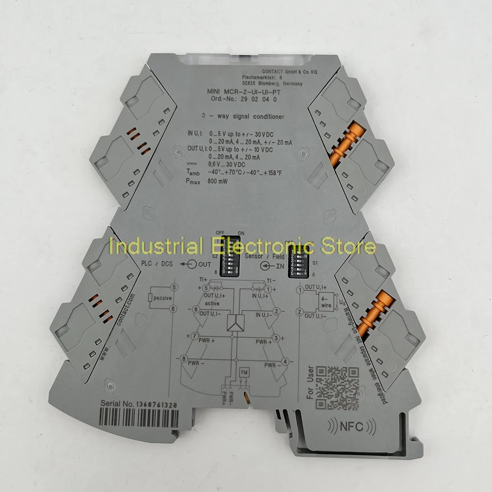 For Phoenix Signal Conditioner MINI MCR-2-UI-UI-PT 2902040