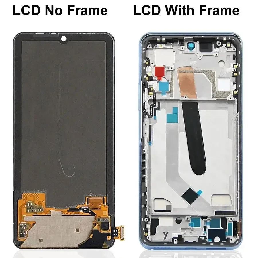 AMOLED For Xiaomi Poco F3 M2012K11AG LCD Display Touch Digiziter Assembly Sreen Replacement For Xiaomi Poco F3 LCD With Frame