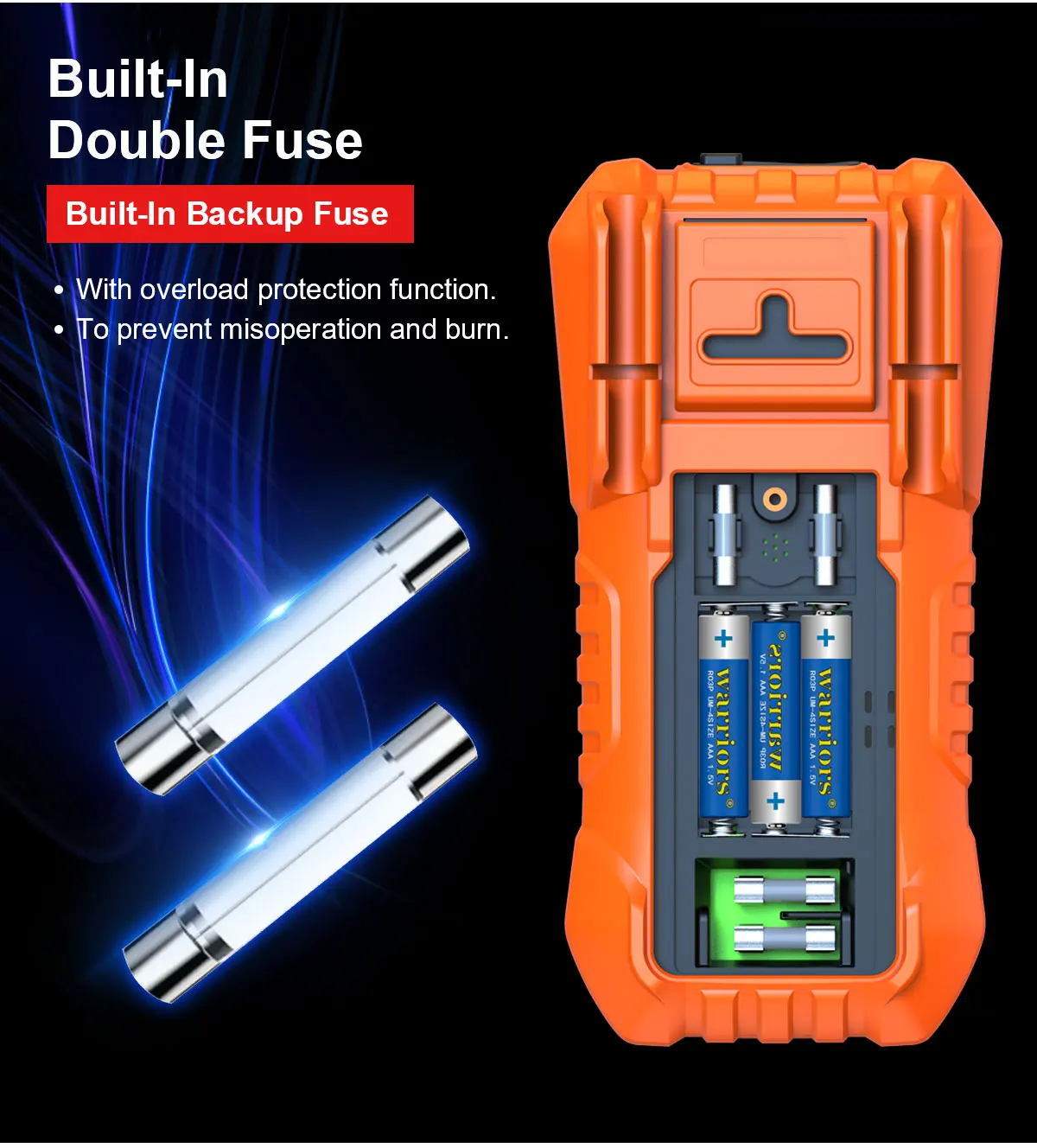 NJTY T58B T58C Induktivitäts-Digitalmultimeter, automatischer Bereich 9999 Zählungen, Spannung, Strom, Kapazität, LED, intelligente Hintergrundbeleuchtung, großer Bildschirm – Detail 8
