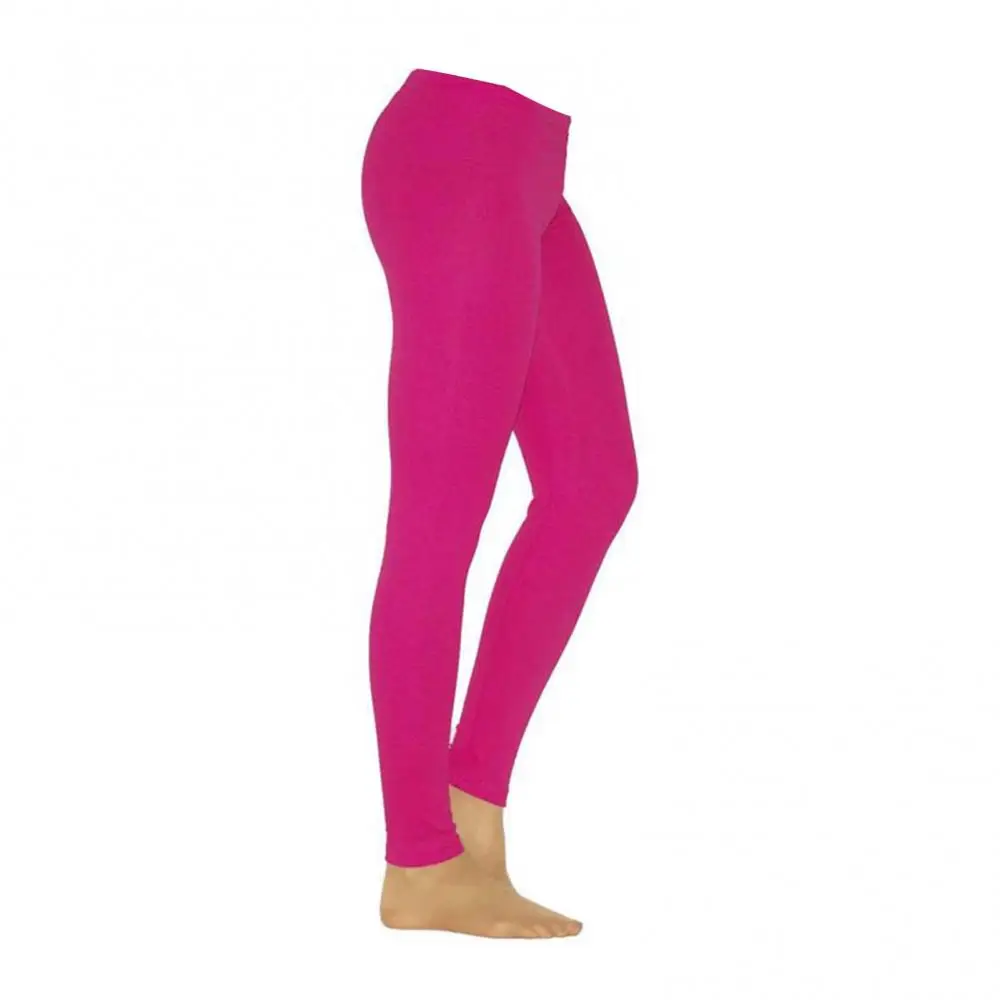 Mallas de entrenamiento para mujer, Leggings sexys de Color sólido, elásticos, de cintura alta, ajustados, pantalones pitillo