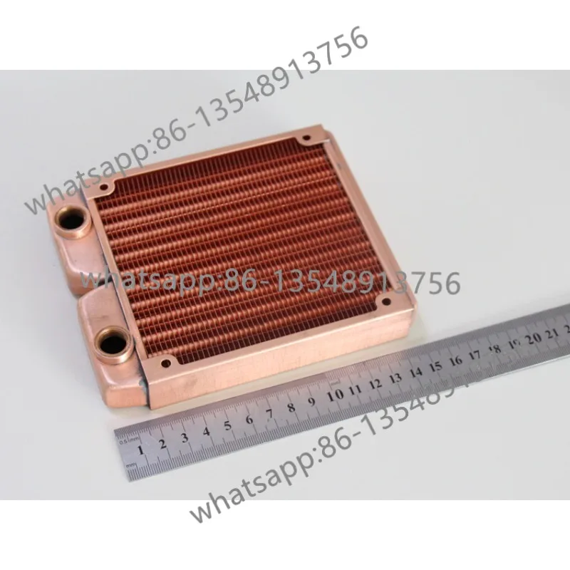 

20, полностью медный ряд с водяным охлаждением, жидкостный охлаждаемый, теплообменник, ряд рассеивания тепла 120 г.