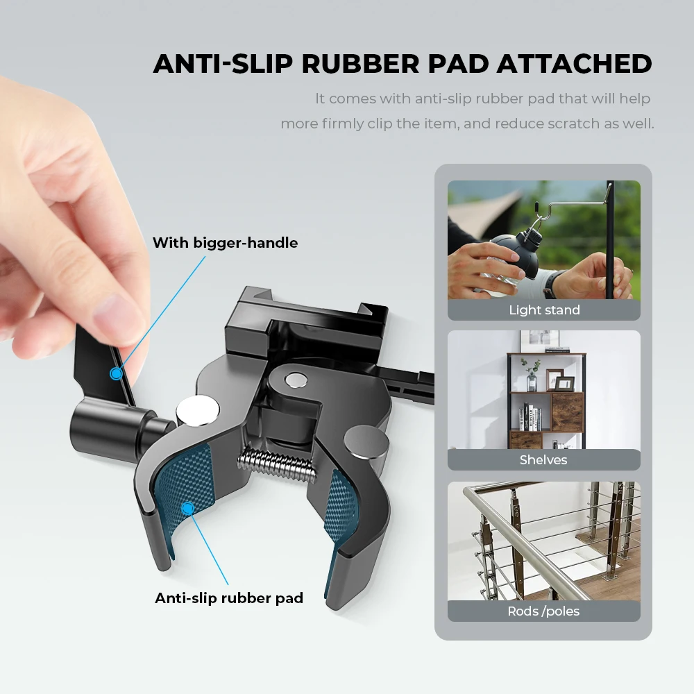 Super morsetto per fotocamera Kayulin con adattatore universale a sgancio rapido con attacco V-Lock per accessorio per studio fotografico con batteria per fotocamera DSLR Sony